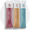 Sachets of Block + Balance, Cleanse + Calm and Slim + Skin from NeoraFit’s 3-part daily support system
